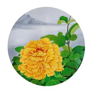 唐莉莉   “ 雾花系列之黄牡丹”
