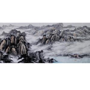 峡江云烟图
