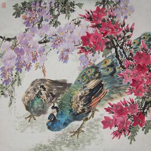 亚洲美术家协会会员向士平  锦沾香衣