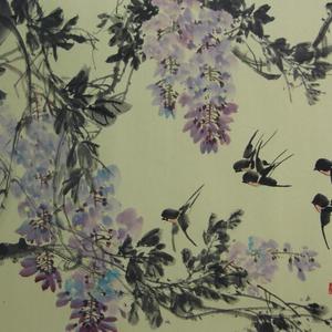 春曲` 写意花鸟画 向士平作品