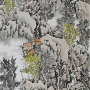 朱文超 深山藏古寺