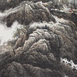 冯水龙国画山水03
