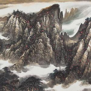 冯水龙国画山水02