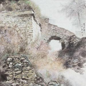 刘子展山水