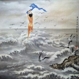 碧海银涛出芙蓉