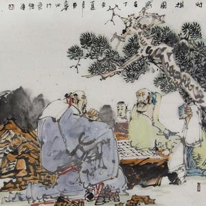艺品作品5对棋图