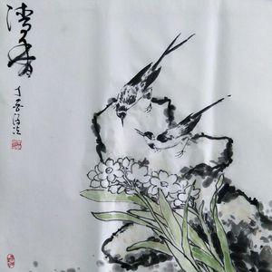 精品国画花鸟作品