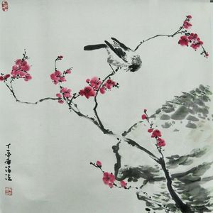 精品国画花鸟作品