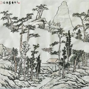 传统山水作品