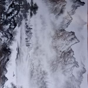 煙云山中望仙景l
