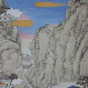 艺品作品3 贺兰山关