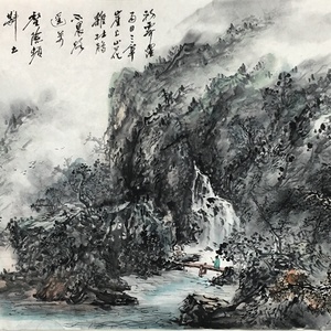艺品作品4 深山探友图