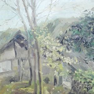 屋后白果林
