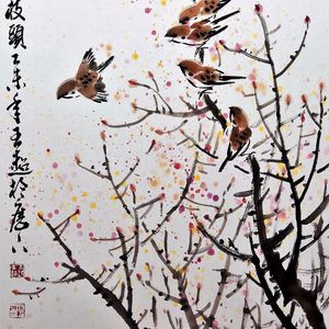 春在枝头