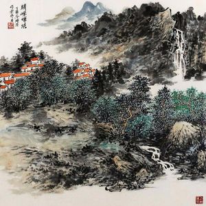 晴峰晖照