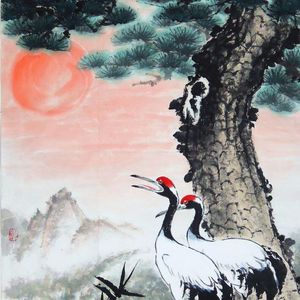 瑞鹤迎寿