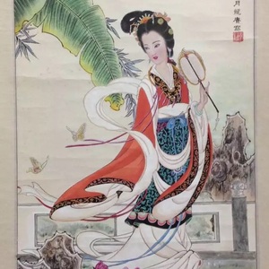 宝钗扑蝶