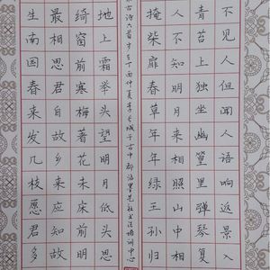 李长城硬笔书法