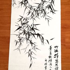 墨竹画芯 4