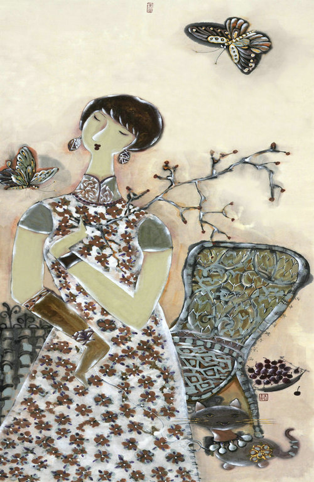 曹娜作品欣赏:清香二