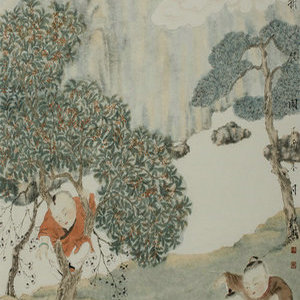 稚子无忧图