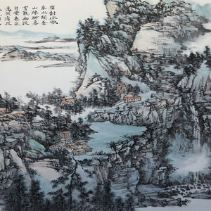 碧树依微春水阔