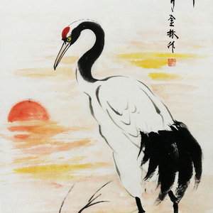 艺品作品2  旭日高升
