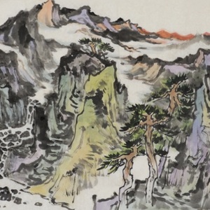 斜阳淡秋影