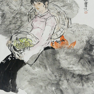 藕花涂处