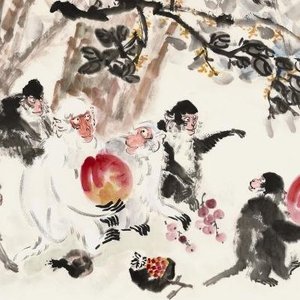 香雾空蒙月满廊