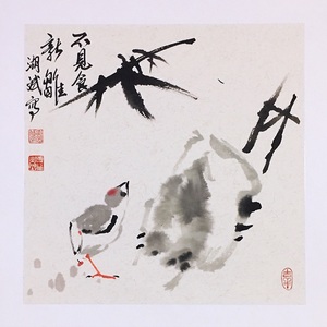 写意方形作品