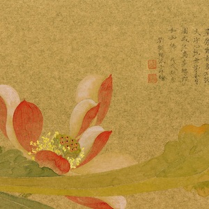 半出红妆