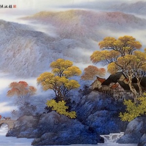 山庄晨韵