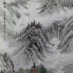 雾漫秋山