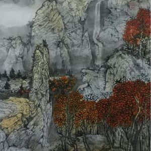 高山飞泉绕山庄