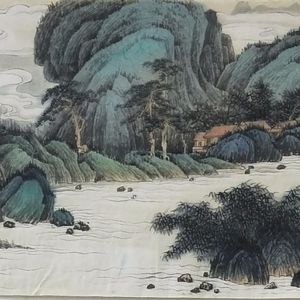 青绿山水之夏