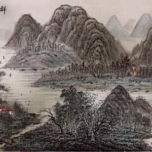 群山竞秀