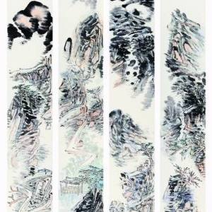 山水创作作品