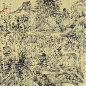 山水创作作品