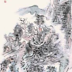 山水创作作品