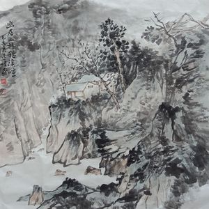 幽居山林听溪喧