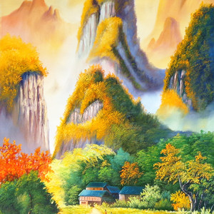 骄阳照峡谷