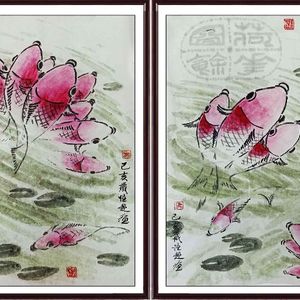 荷花鱼拼