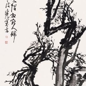 《白梅》