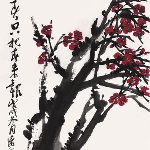 《红梅图》