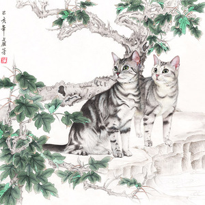 卢芳工笔画回望
