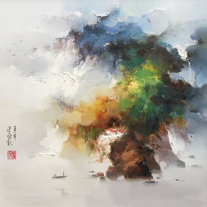 意象山水--在水一方