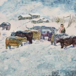 《雪域冬牧》