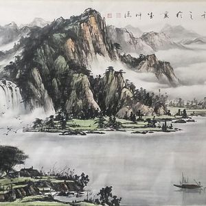 银河飞瀑图