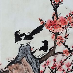 喜鹊报春